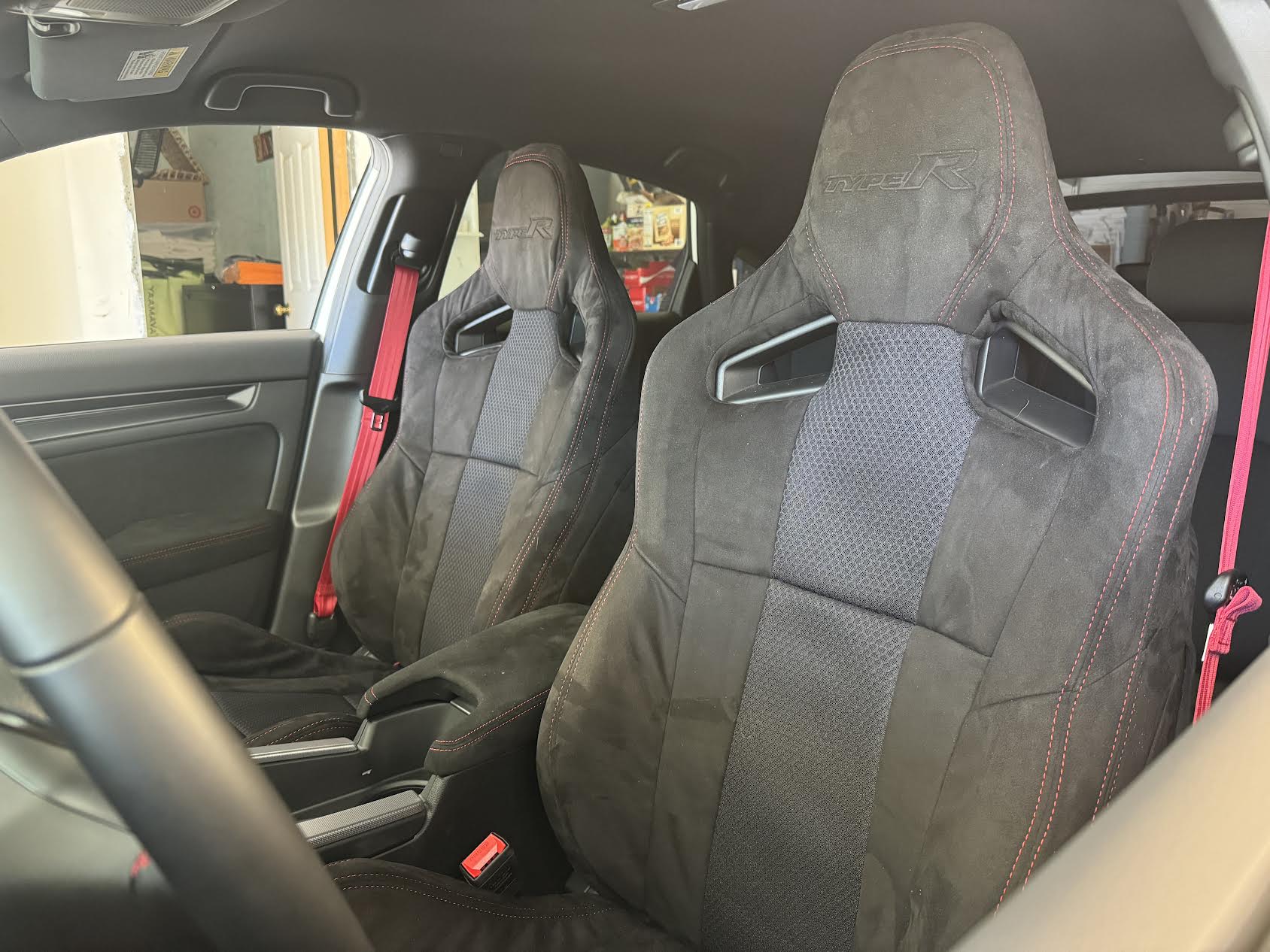 11th Gen Honda Civic FS Black Hypersuede Seat Covers SOLD 0