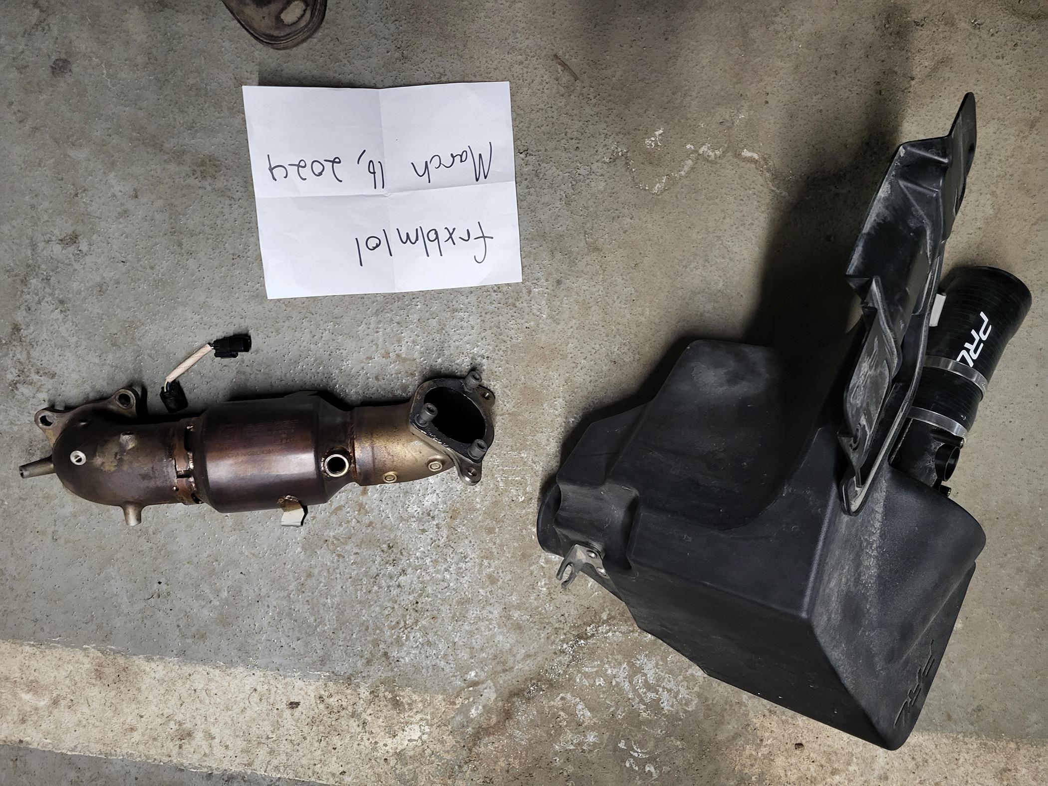 11th Gen Honda Civic FS: Prl Catted downpipe and PRL high Volume Intake for 22+ Civic 1.5 - 800 cad for both 1000001773