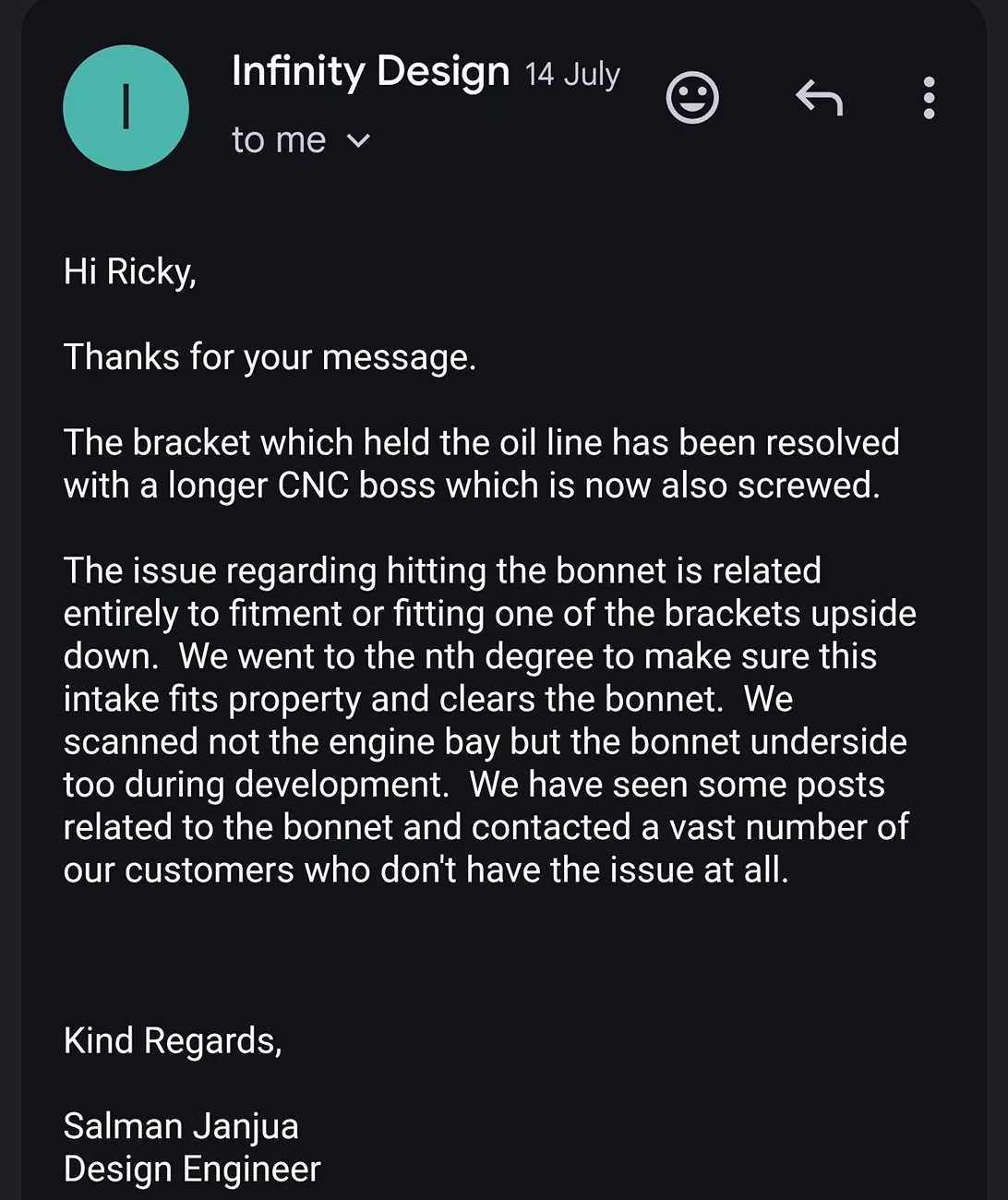 11th Gen Honda Civic Eventuri or Infinity Design? 1000002661