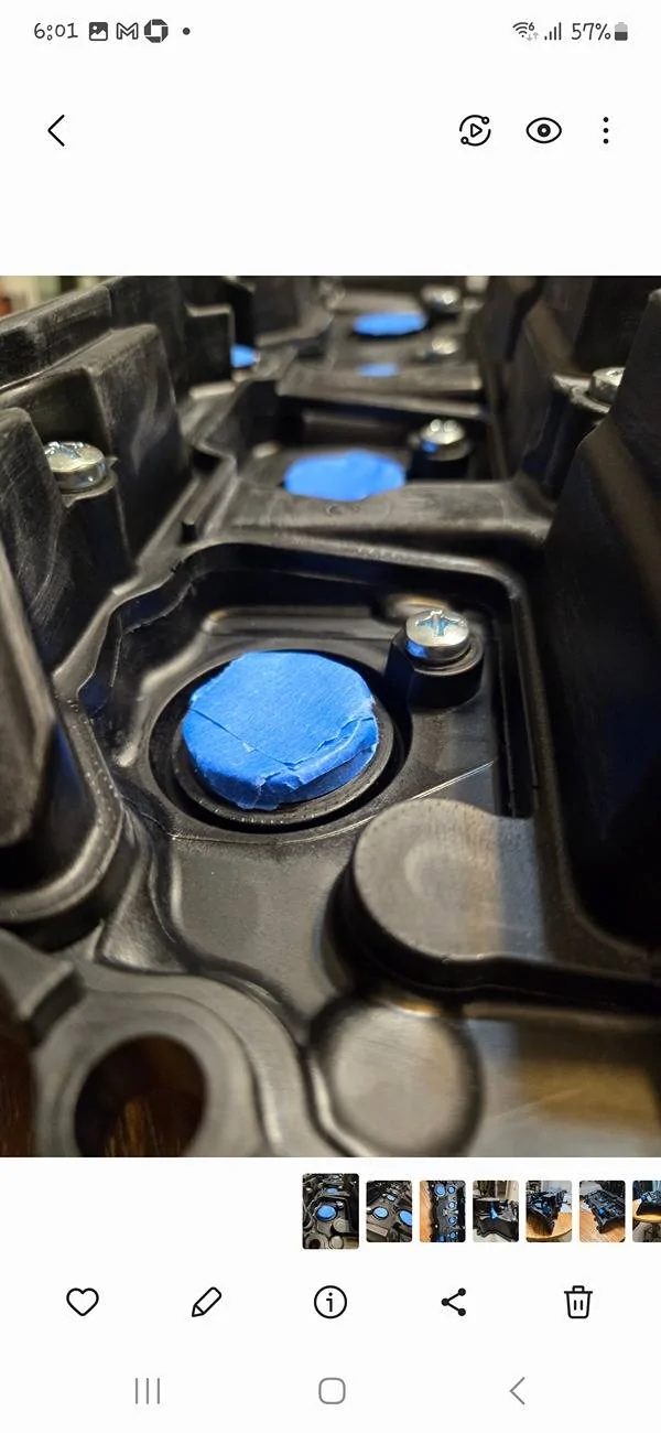 11th Gen Honda Civic Valve Cover Paint Prep 1000003262