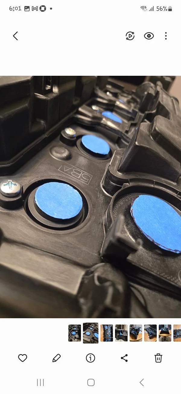 11th Gen Honda Civic Valve Cover Paint Prep 1000003263