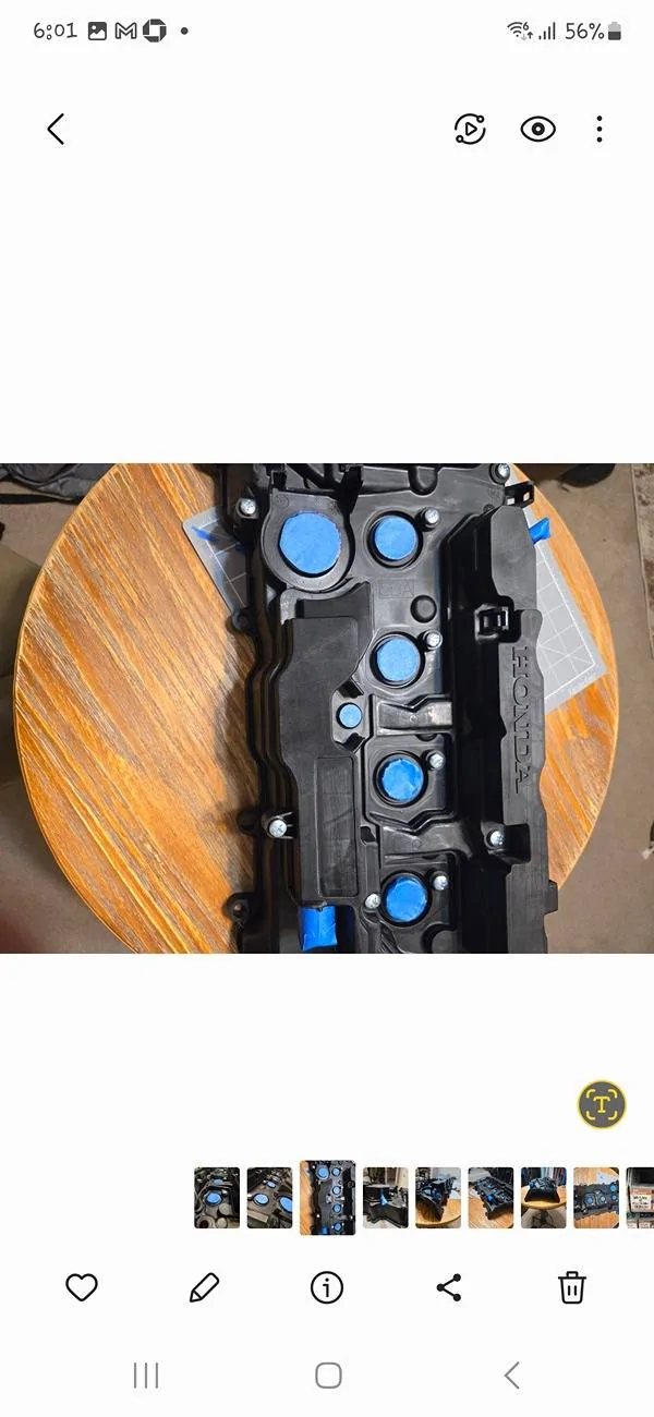 11th Gen Honda Civic Valve Cover Paint Prep 1000003264