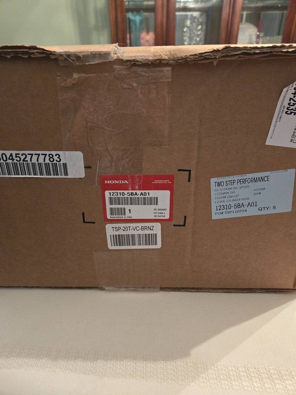 11th Gen Honda Civic TSP Cerakoted OEM Valve Cover 1000005474