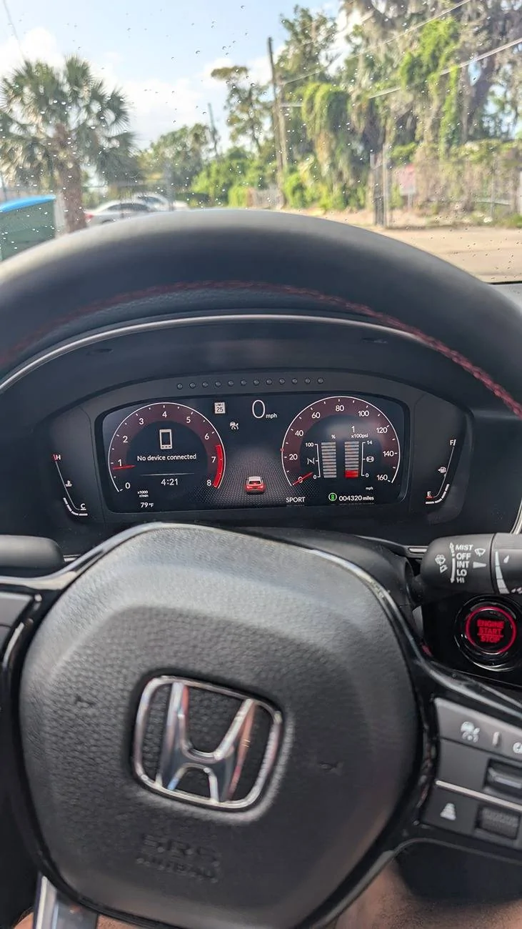 11th Gen Honda Civic 2025 Si full digital cluster works in 22-24 and here's what you need to get it done! 1000007527
