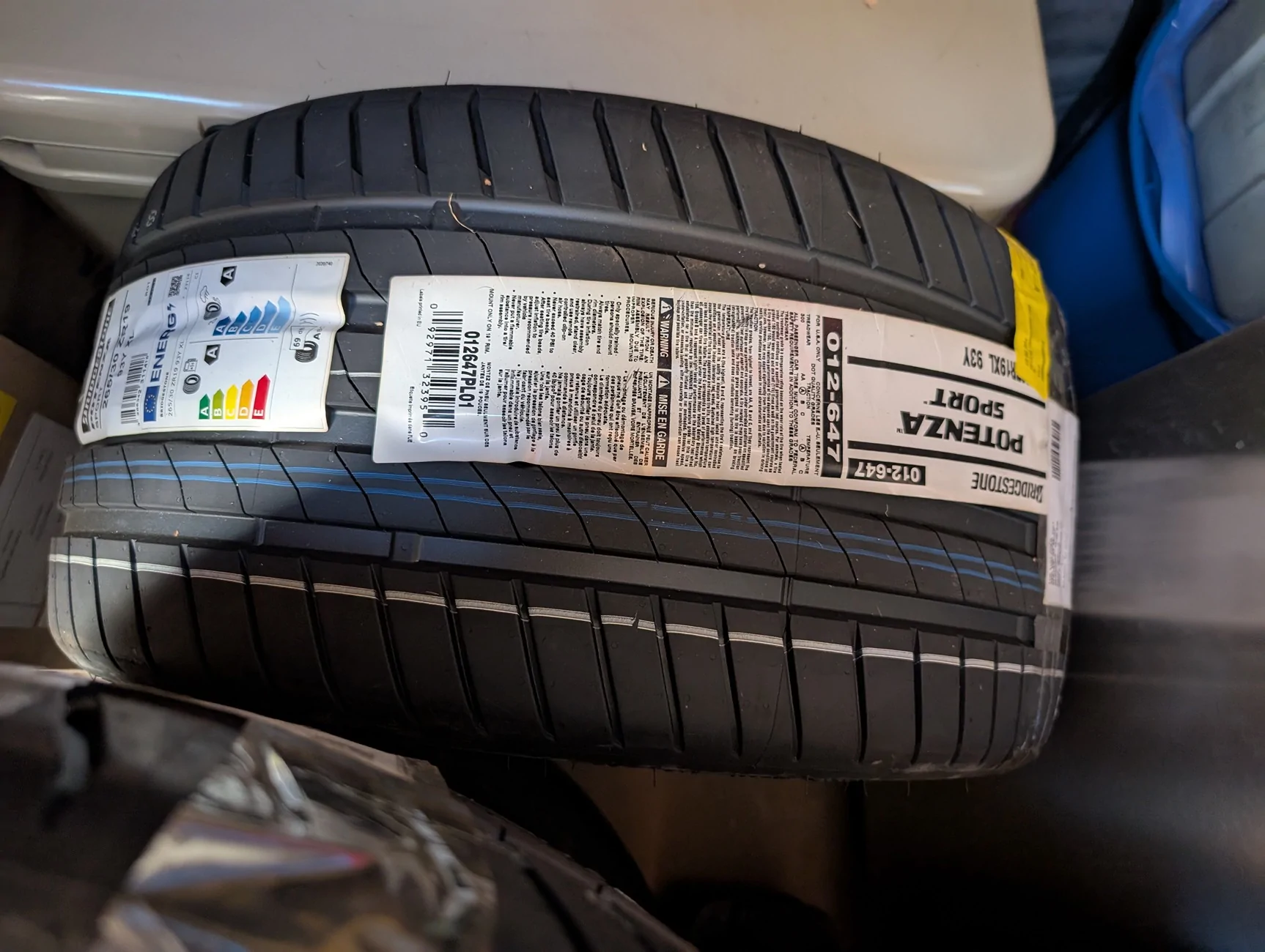 11th Gen Honda Civic FS: 4 New Bridgestone Potenza Tires 1000007783