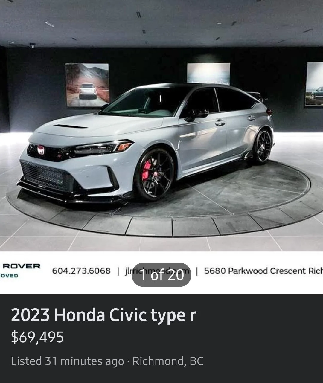 11th Gen Honda Civic Canadian dealer asked what colour Type R I want 1000039138