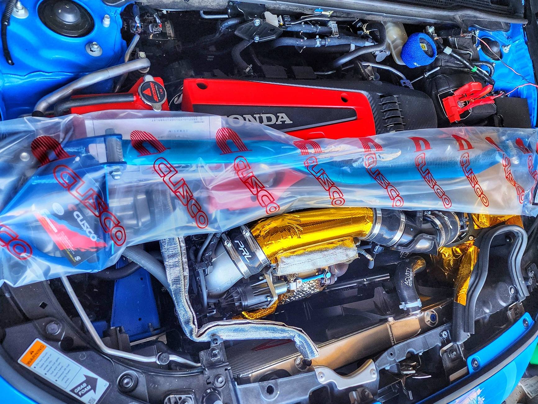 11th Gen Honda Civic BuntaTypeR Boost Blue Build 1000072137