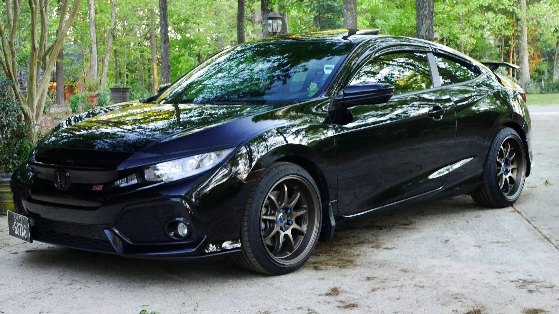 11th Gen Honda Civic 16-17 Civic 10th Gen Coupe - MUGEN Style Window Visor - WD-HC162MU 1000618-01-01