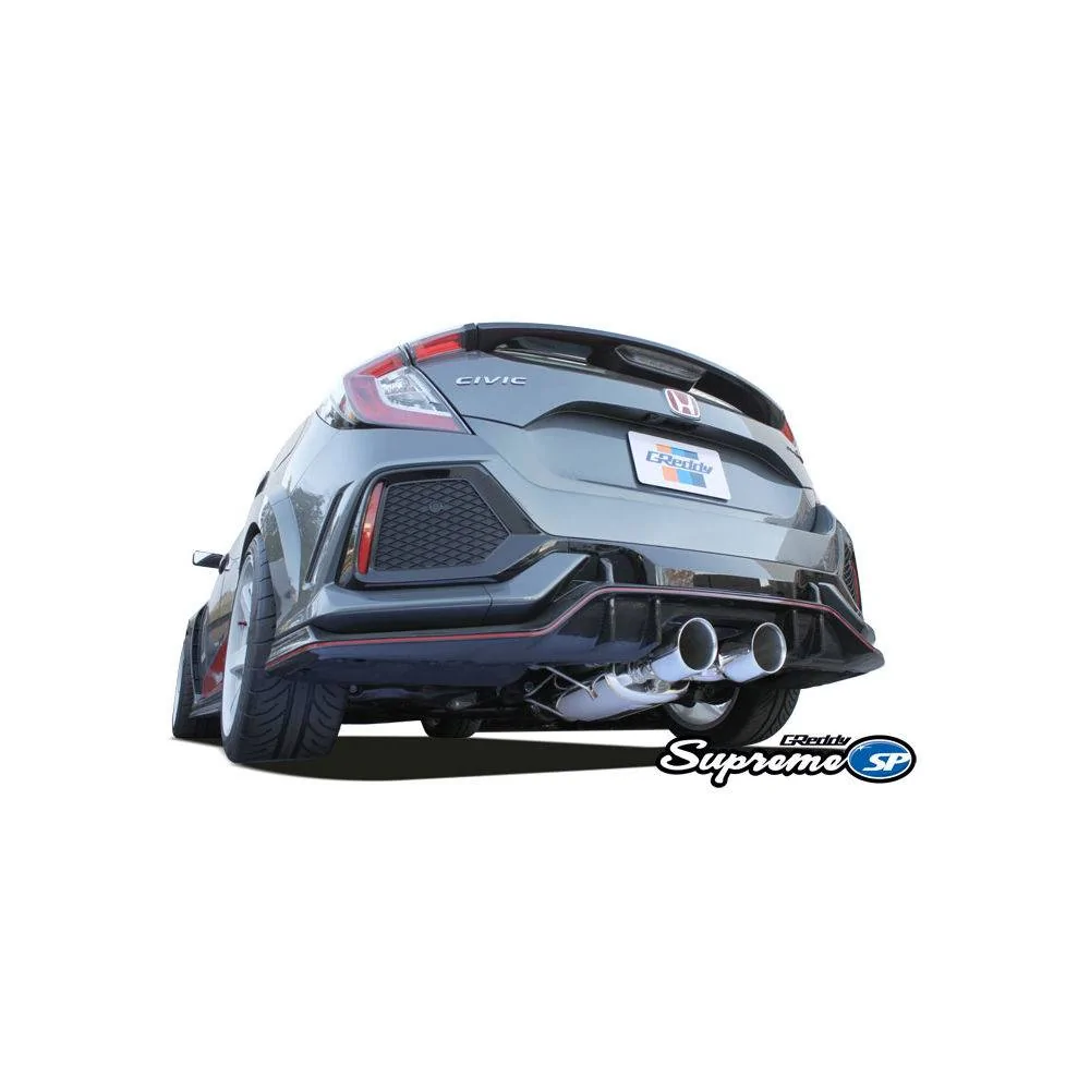 11th Gen Honda Civic Greddy 17-18 Civic Type-R 3" Supreme SP Cat Back Exhaust System 1000_GRE-101582142