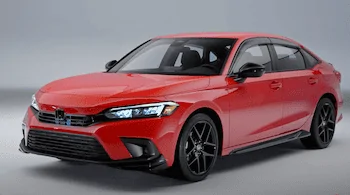 11th Gen Honda Civic Motor Trend's render of the 11th gen Civic sedan 11th gen 2022 Honda Civic Sedan Red Revealed