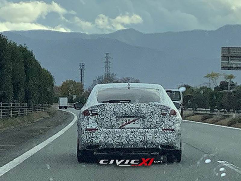 11th Gen Honda Civic First spy pics of 2022 Civic Hatchback! 11th gen Honda Civic Hatchback Spied 3