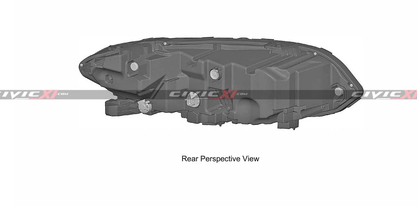 11th Gen Honda Civic 2022 Civic (11th gen) Dashboard, Steering Wheel, Bumpers, Lighting Revealed 11th-generation-Civic-Headlamp-2