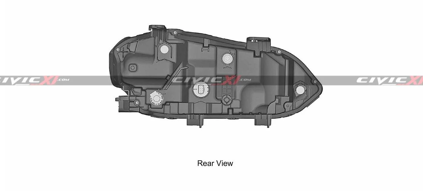11th Gen Honda Civic 2022 Civic (11th gen) Dashboard, Steering Wheel, Bumpers, Lighting Revealed 11th-generation-Civic-Headlamp-4