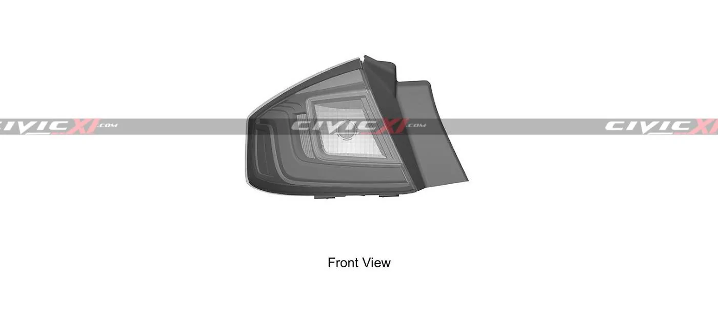 11th Gen Honda Civic 2022 Civic (11th gen) Dashboard, Steering Wheel, Bumpers, Lighting Revealed 11th-generation-Civic-Rear-Taillights-Lamps-3