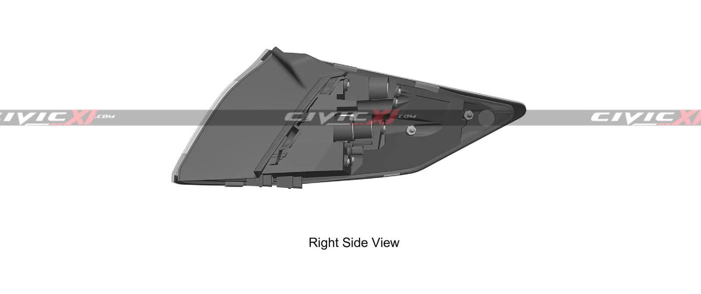 11th Gen Honda Civic 2022 Civic (11th gen) Dashboard, Steering Wheel, Bumpers, Lighting Revealed 11th-generation-Civic-Rear-Taillights-Lamps-5