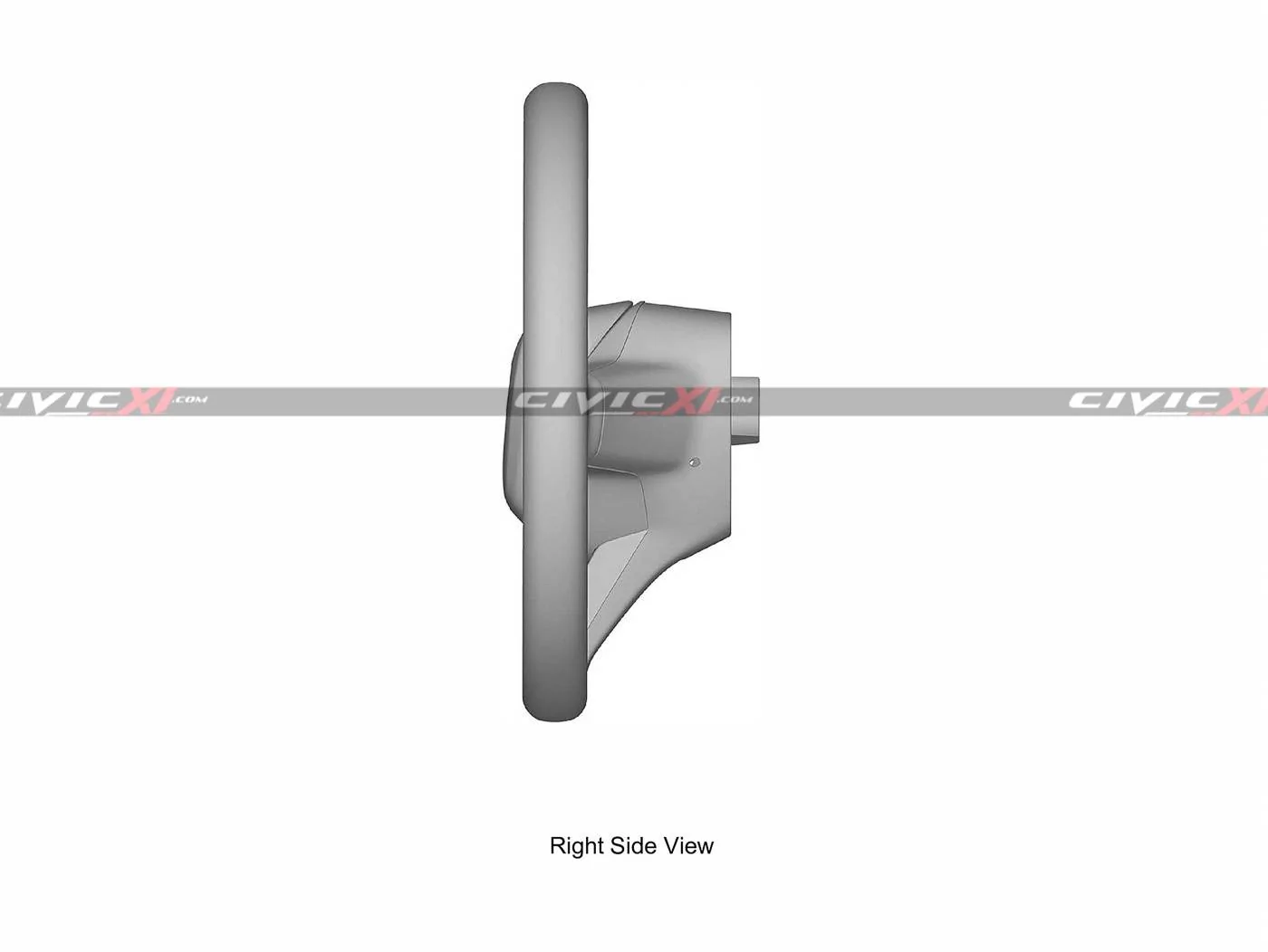 11th Gen Honda Civic 2022 Civic (11th gen) Dashboard, Steering Wheel, Bumpers, Lighting Revealed 11th-generation-Civic-Steering-Wheel-5