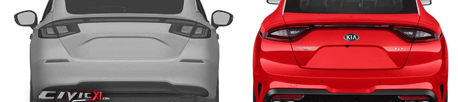 11th Gen Honda Civic Exclusive: 11th Gen 2022 Civic (Hatchback) Fully Revealed in Official Honda Patent Images 11thStinger