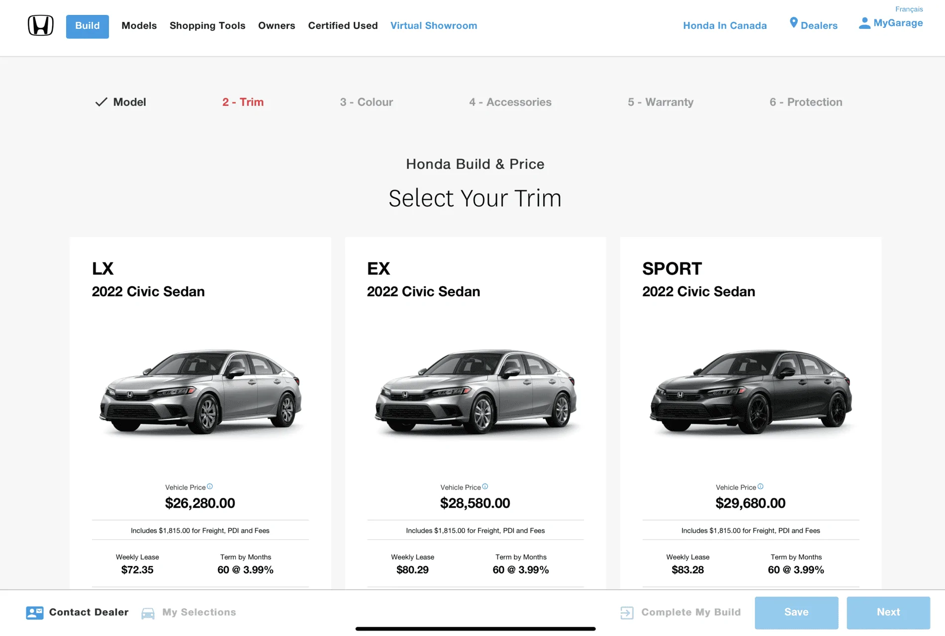 11th Gen Honda Civic Honda Canada Civic Build Tool 1623983325369