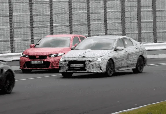 11th Gen Honda Civic ? First Video of 2023 Civic Type R Track Testing at Nurburgring! 1634239119402