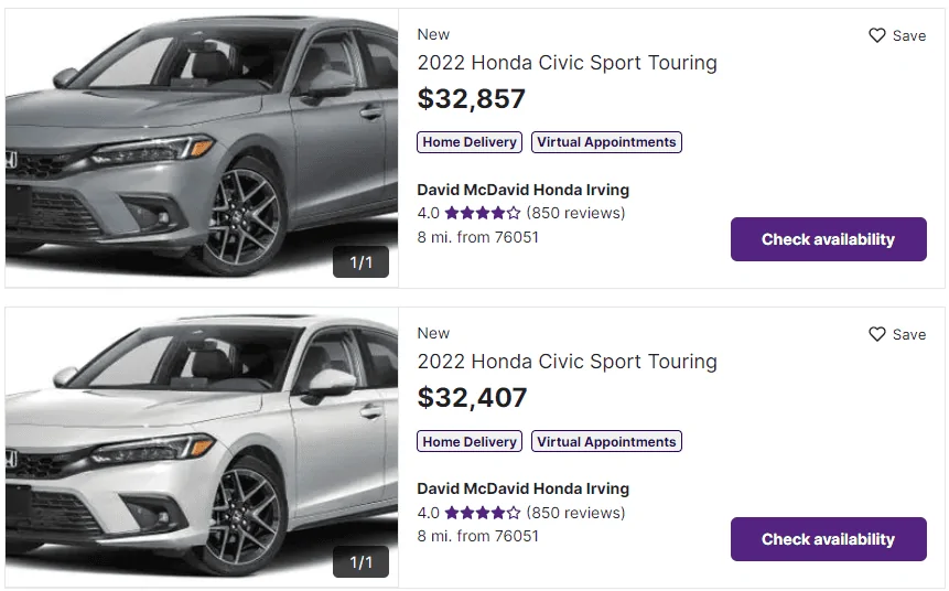 11th Gen Honda Civic WTB: 2022 Civic Sport Touring Hatchback 6MT 1643102362622