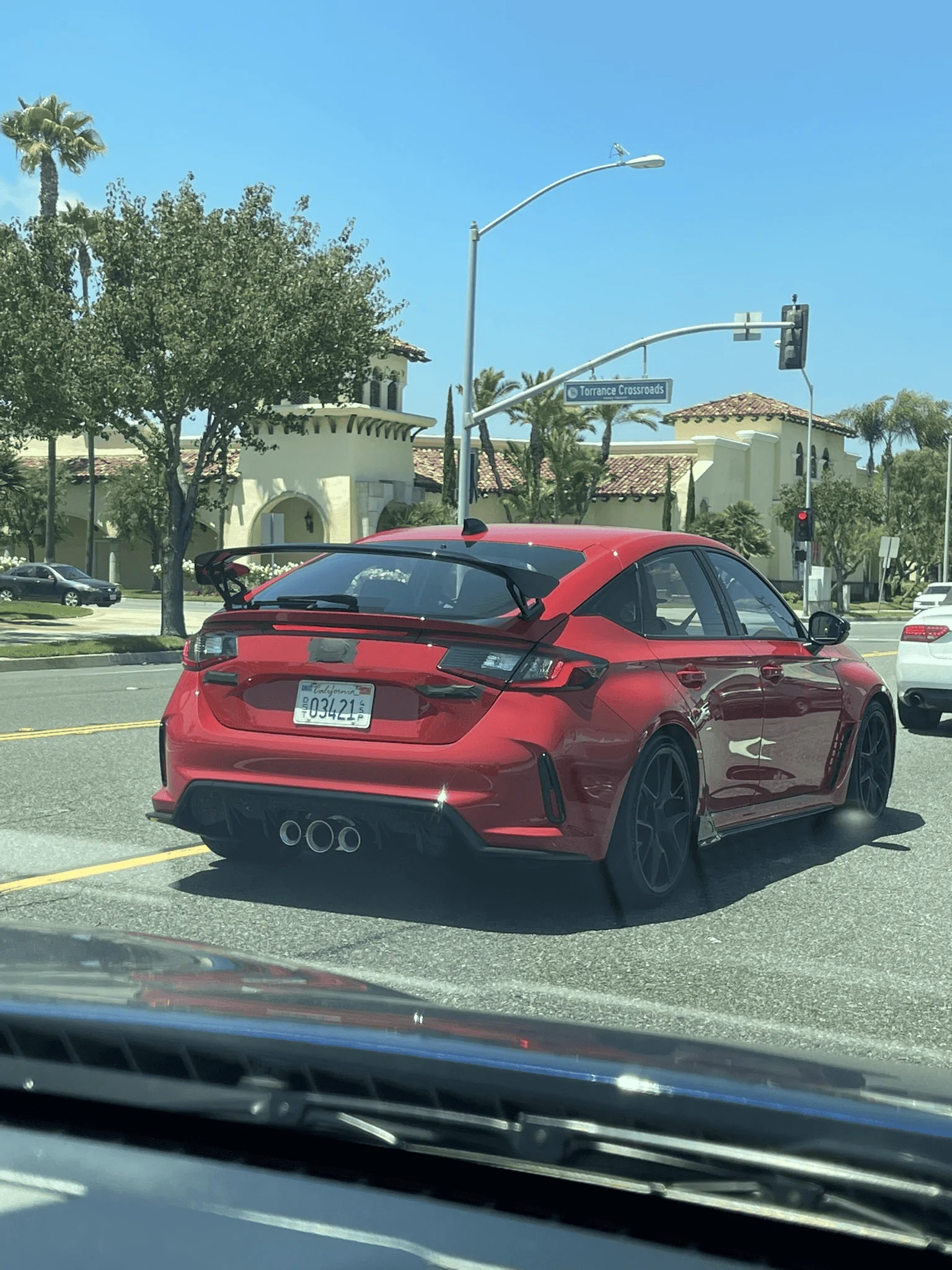 11th Gen Honda Civic 2023 Civic Type R On Road Sighting in Rallye Red (@ Torrance, CA) 1658801164038
