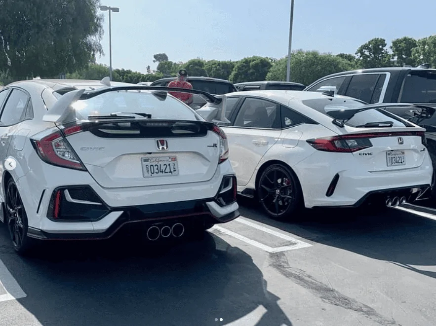 11th Gen Honda Civic FL5 and FK8 Civic Type R Comparison Side-by-Side Look 1660902214606