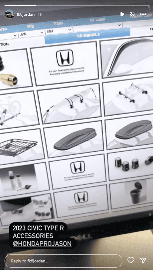 11th Gen Honda Civic Honda Civic Type R Accessories 1665185519329