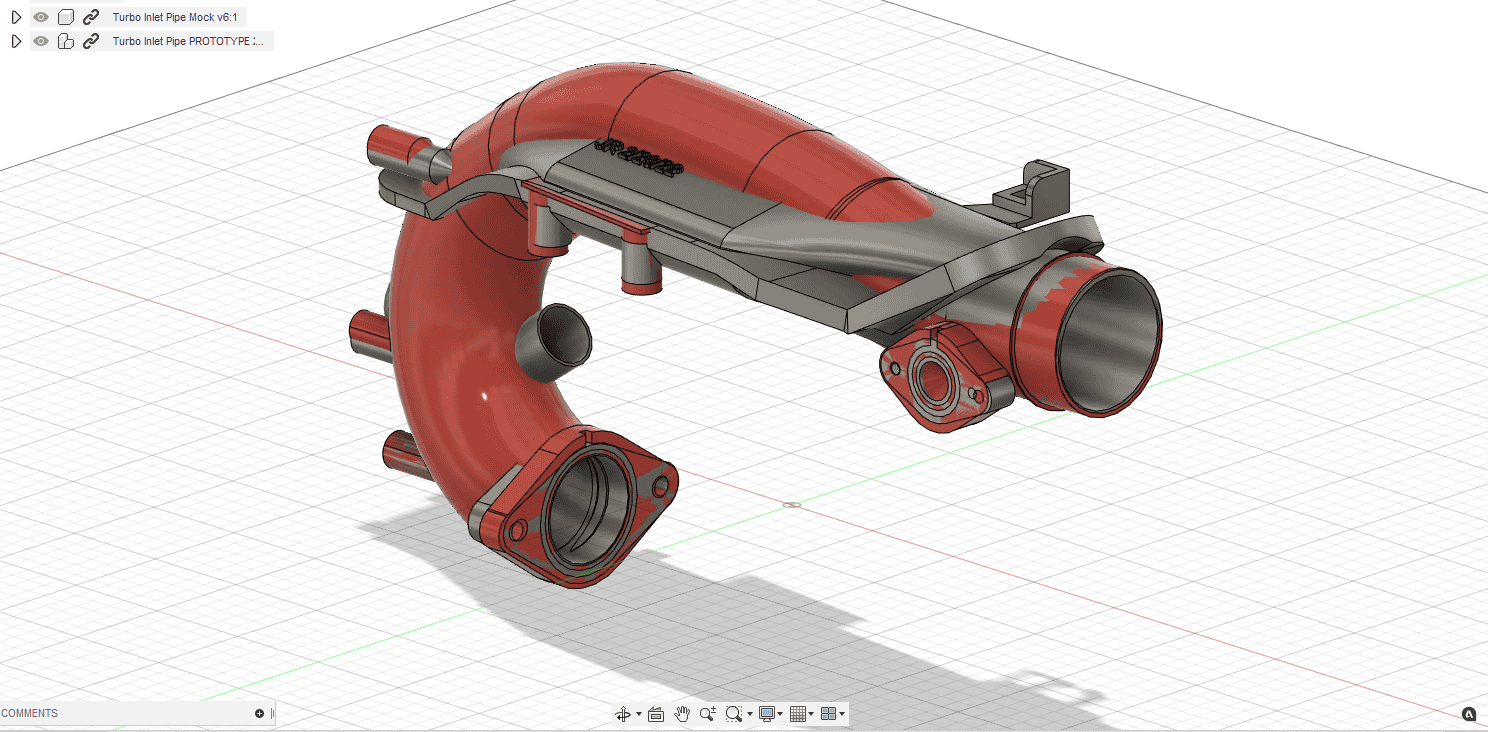 11th Gen Honda Civic Performance Turbo Inlet Pipe - 27WON 1675971869406
