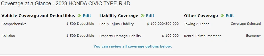 11th Gen Honda Civic Best insurance for Type R 1676005586519