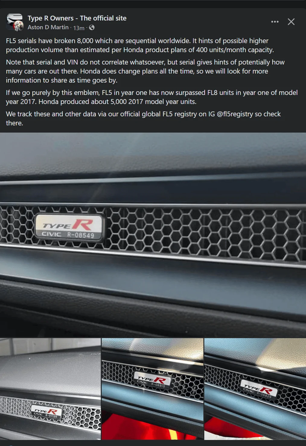 11th Gen Honda Civic Canadian dealer asked what colour Type R I want 1683836332631