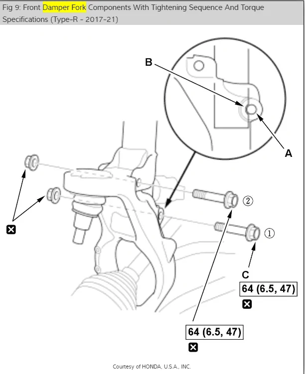 11th Gen Honda Civic DIY: FL5 Lowering Spring Install for Civic Type R [Step By Step] 1686679780451