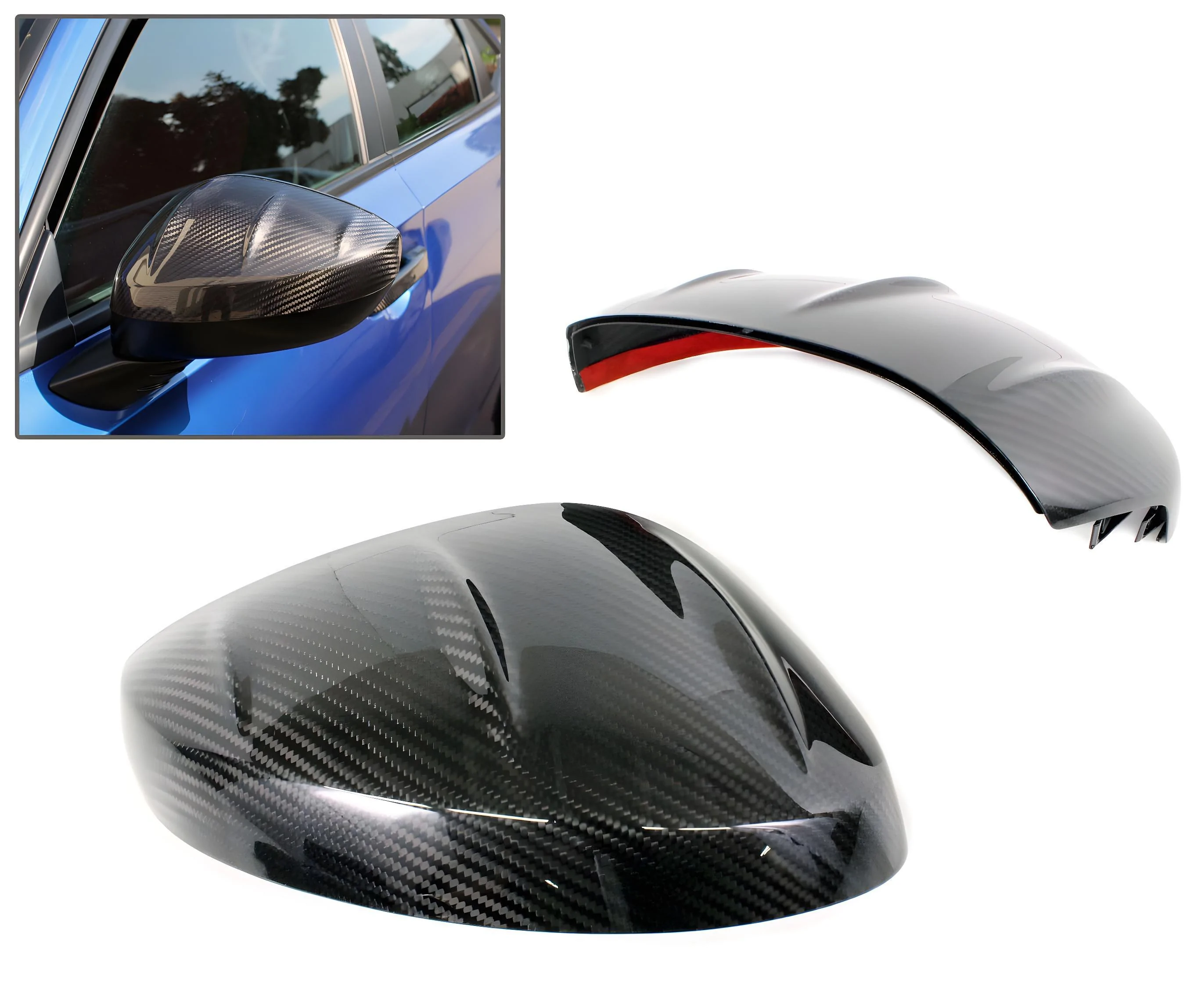 11th Gen Honda Civic Now Available: Dry Carbon Fiber Mirror Caps / Covers! 1692741566992