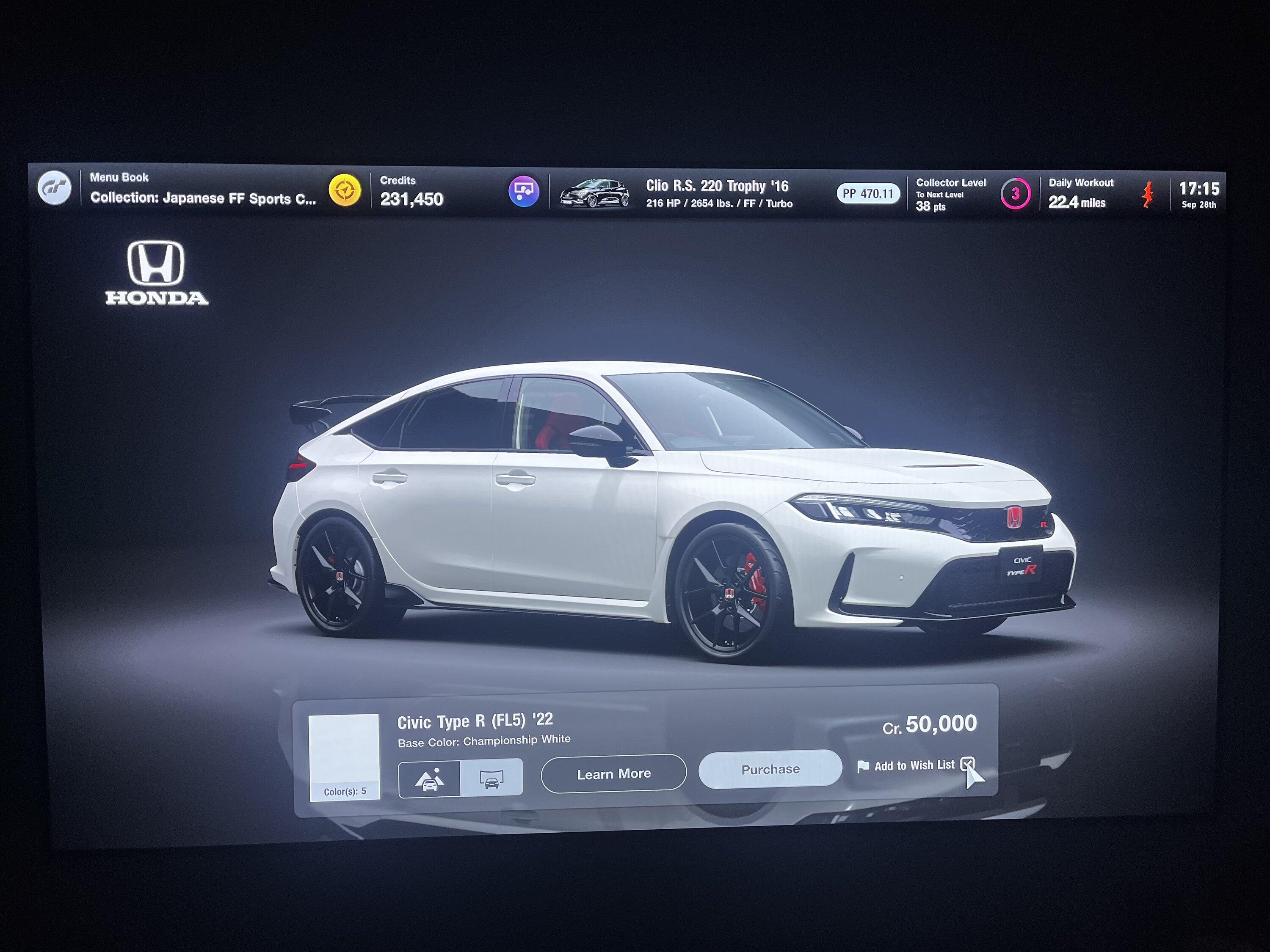 11th Gen Honda Civic Canadian dealer asked what colour Type R I want 1695964284438