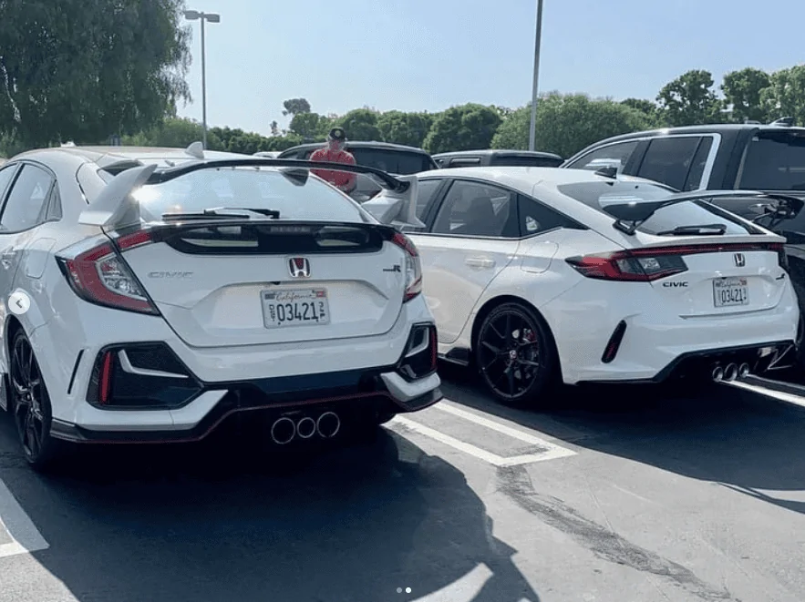 11th Gen Honda Civic Fl5 rear and front bumper quite tall. When did this new trend begin? 1699834364729