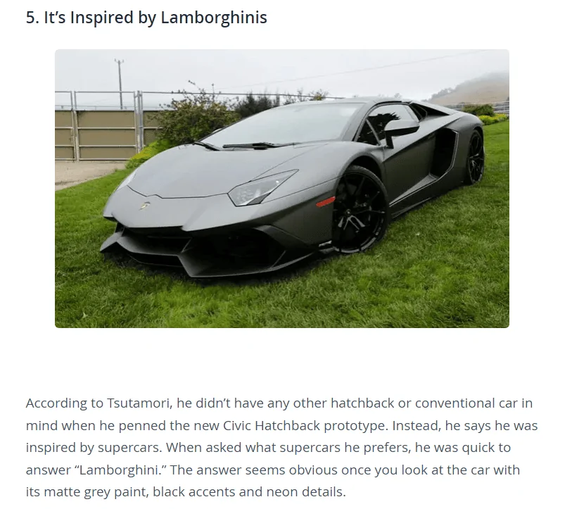 11th Gen Honda Civic Fl5 rear reminds me of Toyota CHR SUV 1700225430498