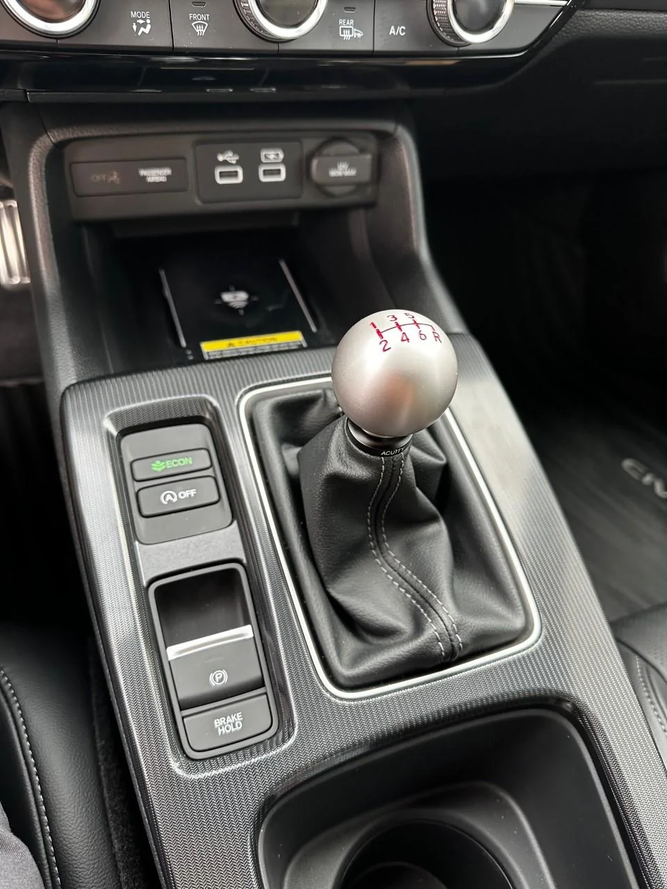 11th Gen Honda Civic Shift Knob installation on FL5R 1702698082434