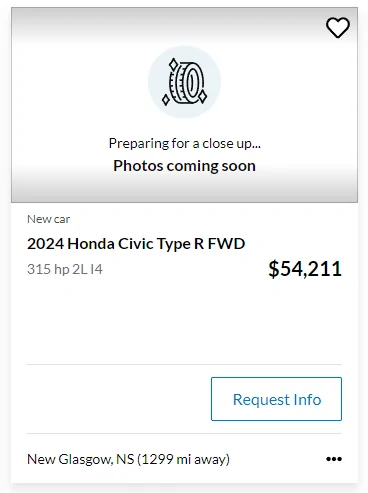 11th Gen Honda Civic Canadian dealer asked what colour Type R I want 1703345351895