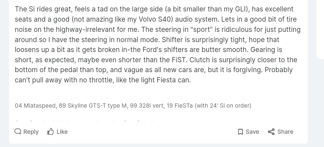 11th Gen Honda Civic Fiesta ST/ Focus ST comparison. 1705283748512