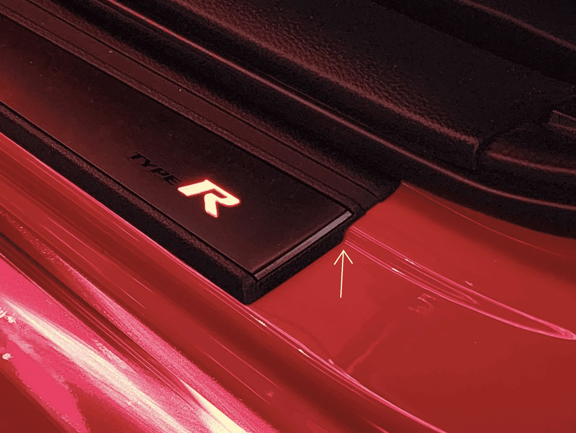 11th Gen Honda Civic OEM+ Illuminated Door Sills - FL5 and Si 1707946768019