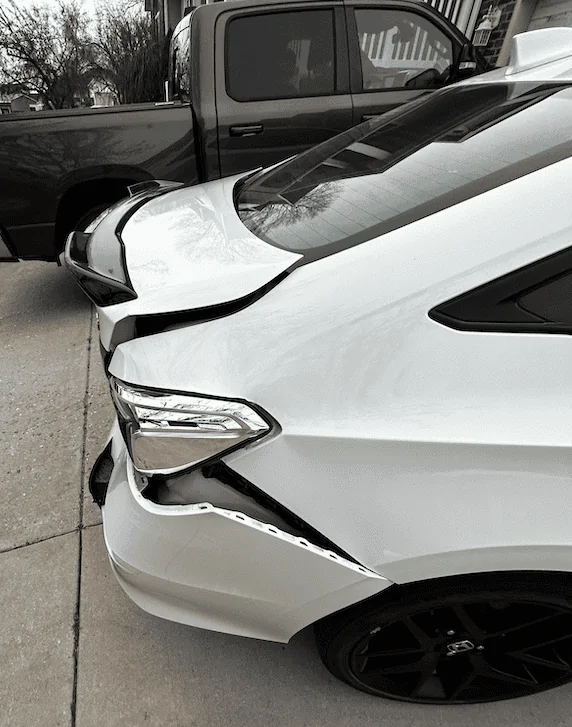 11th Gen Honda Civic Rear ended at red light by distracted driver. Is it totaled? 1708127057848