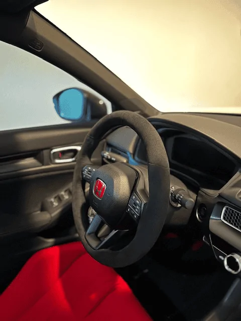 11th Gen Honda Civic FS: Sweidit Alcantara Steering Wheel 1709329948965