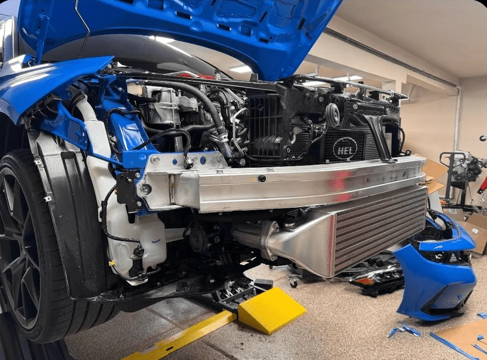 11th Gen Honda Civic Multiple issues after installing oil cooler, intercooler, and radiator 1713676923865-j1