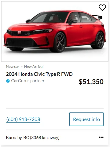 11th Gen Honda Civic Canadian dealer asked what colour Type R I want 1721349820395-f2