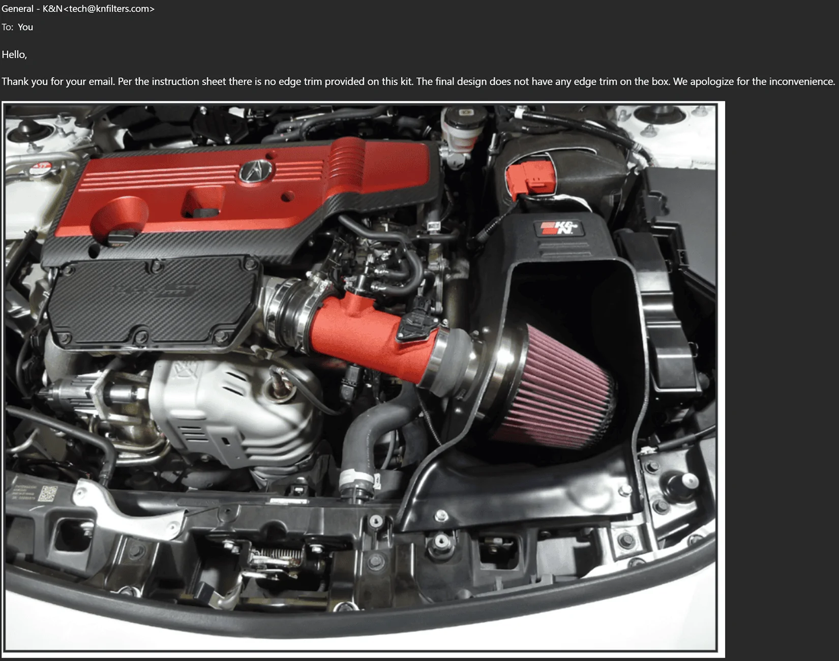 11th Gen Honda Civic K&N Intake Installation Experience on FL5 1724080309154-p9