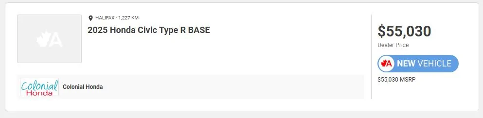 11th Gen Honda Civic Canadian dealer asked what colour Type R I want 1730263207226-5h