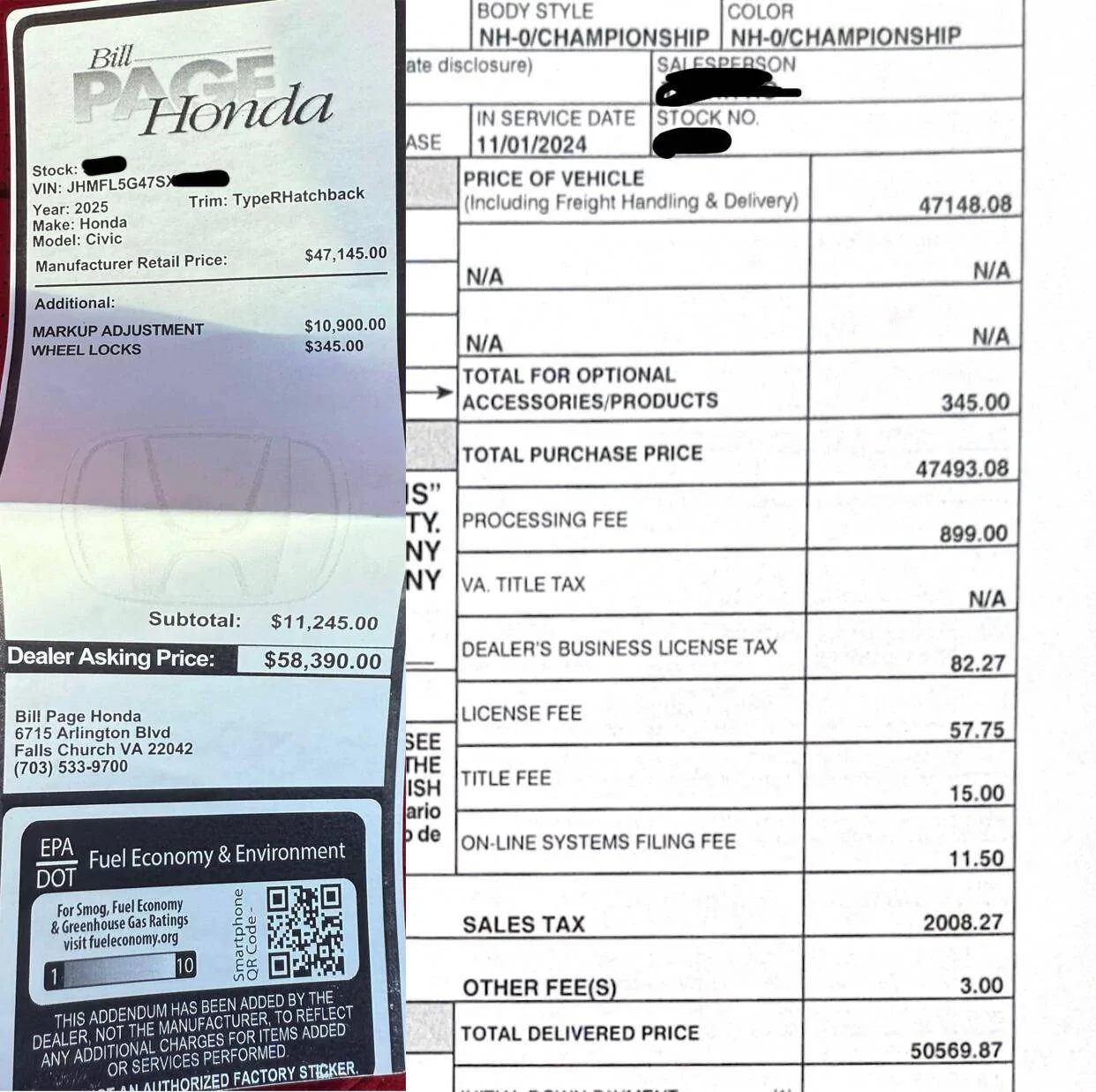 11th Gen Honda Civic What did you pay for your FL5? 1731596576528-c2