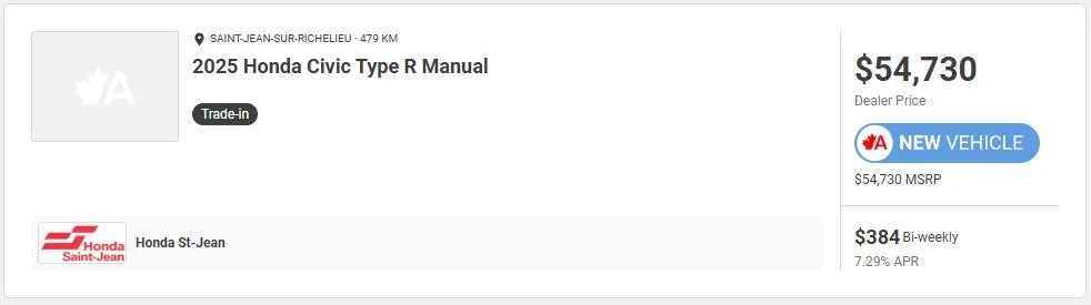 11th Gen Honda Civic Canadian dealer asked what colour Type R I want 1732202225613-kc