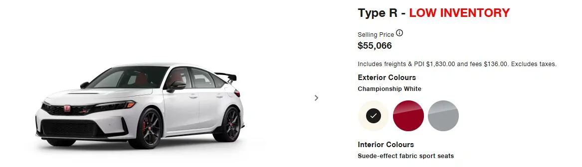 11th Gen Honda Civic Canadian dealer asked what colour Type R I want 1737403426631-19