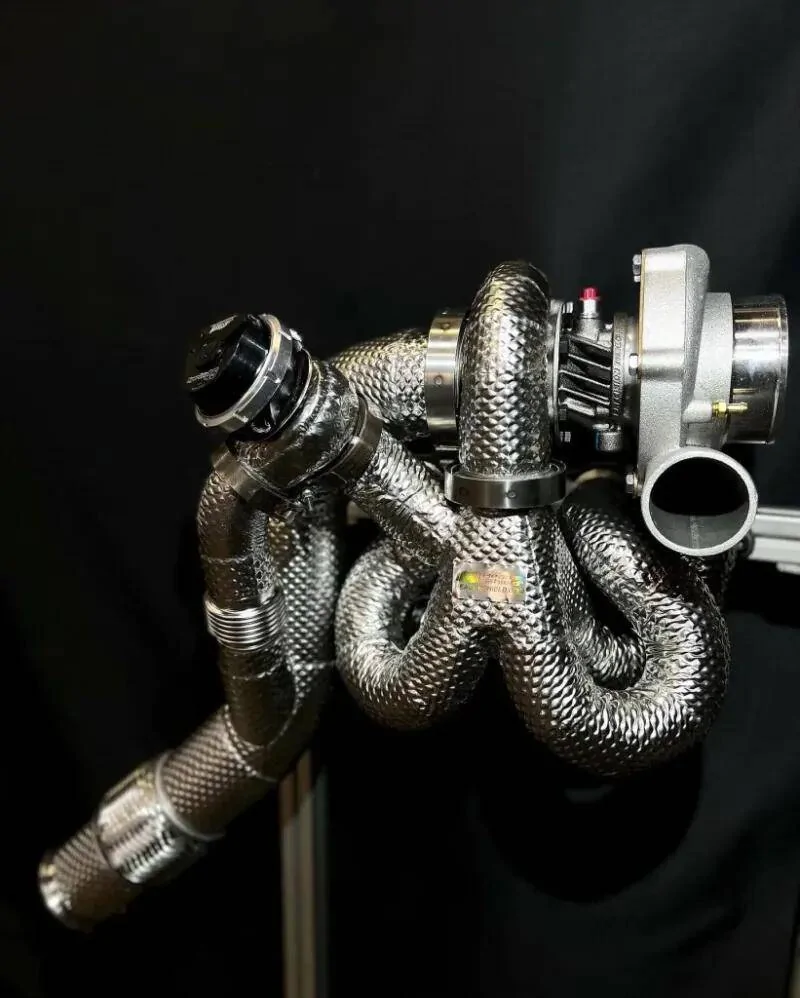 11th Gen Honda Civic Swain Tech Coated TSP Downpipe w/ Thermal Heat Insulation 1746284052465-