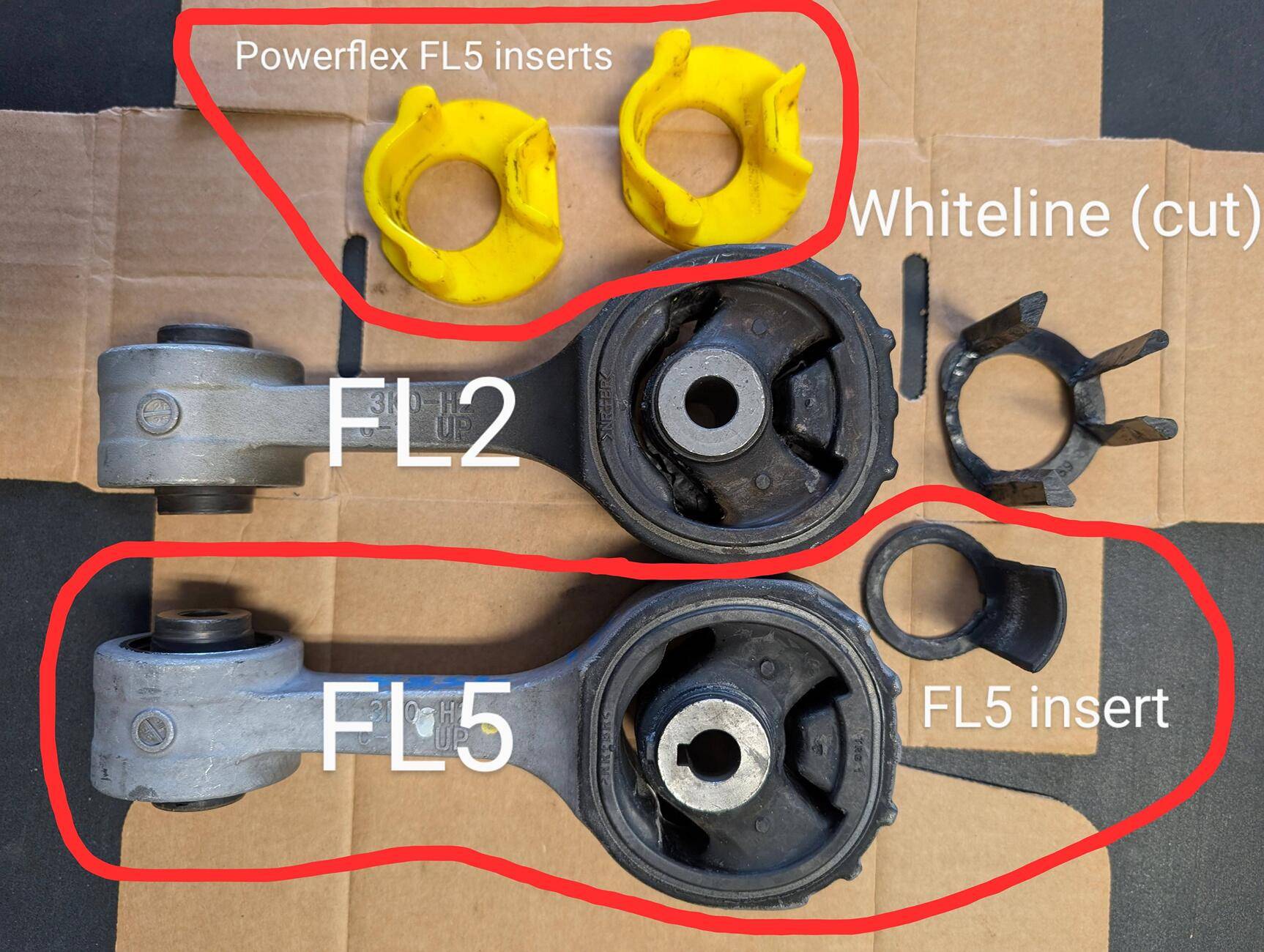 11th Gen Honda Civic FL5 Stock Rear Motor Mount + PowerFlex Inserts $120 1748208171421-c9